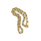 10K Yellow Gold 8" Rope Bracelet; 3.7DWT; 5.7g