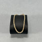 10K Yellow Gold 8" Rope Bracelet; 3.7DWT; 5.7g