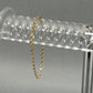 10K Yellow Gold 8" Rope Bracelet; 3.7DWT; 5.7g