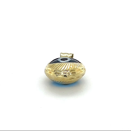14K Yellow Gold Eye Pendant; 1DWT