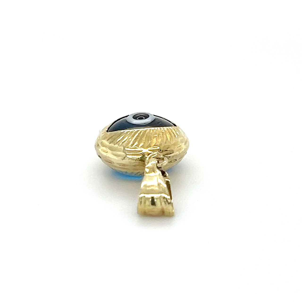 14K Yellow Gold Eye Pendant; 1DWT