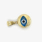 14K Yellow Gold Eye Pendant; 1DWT