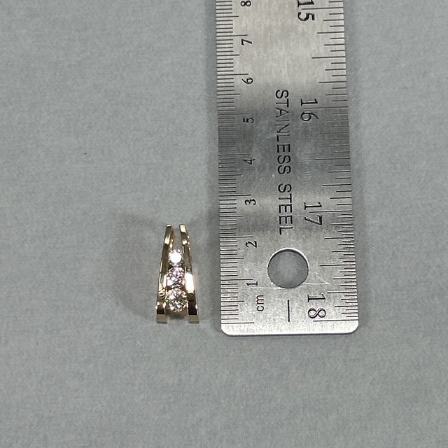 14K Yellow Gold Diamond Pendant; 1.20CTW; 5.2g