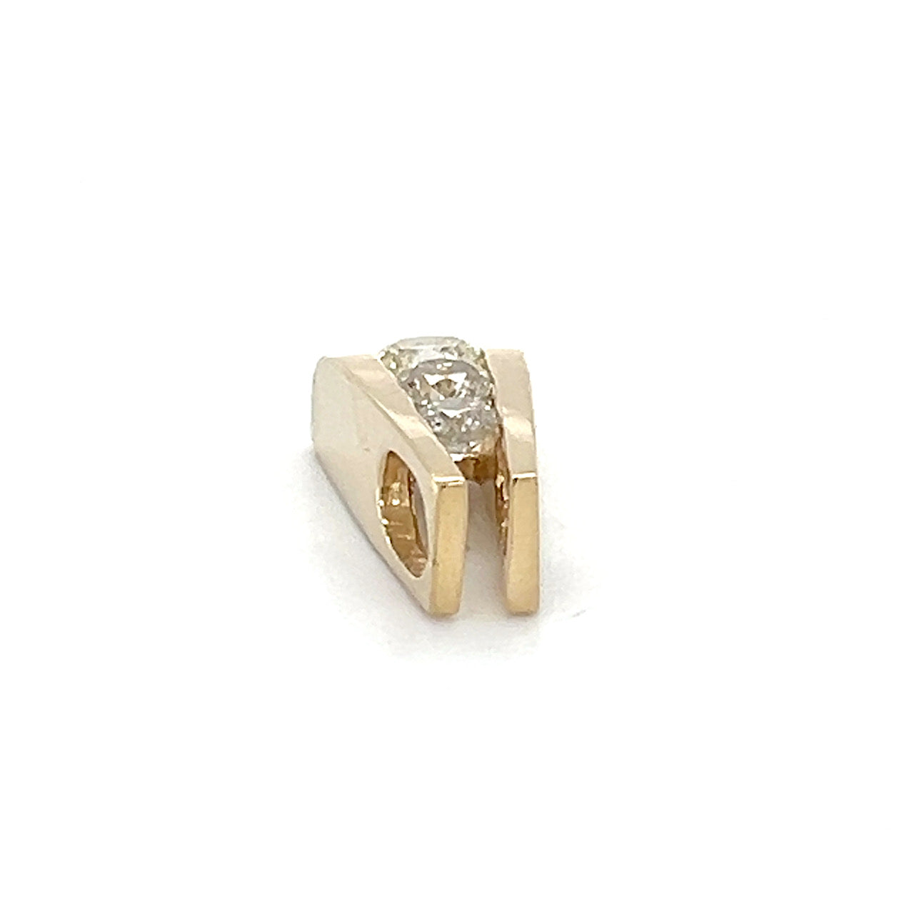 14K Yellow Gold Diamond Pendant; 1.20CTW; 5.2g