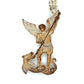 10K Two-Tone Gold St. Michael Pendant; 3.6DWT; 5.5g