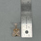 10K Two-Tone Gold Diamond Jesus Pendant; 0.25CTW; 9.3g