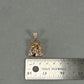 10K Two-Tone Gold Diamond Jesus Pendant; 0.25CTW; 9.3g