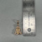 10K Two-Tone Gold Diamond Buddha Pendant; 0.10CTW; 6g