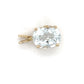 14K Yellow Gold Aquamarine Pendant; 1.3DWT; 2g