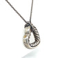 925 Sterling Silver David Yurman Cable Heart Necklace
