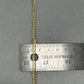 14K Yellow Gold 22" Curb Chain; 8.3g