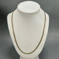14K Yellow Gold 22" Curb Chain; 8.3g