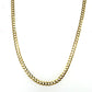 14K Yellow Gold 22" Curb Chain; 8.3g