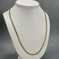 14K Yellow Gold 22" Curb Chain; 8.3g
