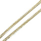 14K Yellow Gold 22" Curb Chain; 8.3g
