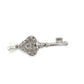 10K White Gold Natural Diamond Accent Key Pendant; 0.9DWT; 1.4g