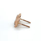 14K Rose Gold Diamond Earrings; 0.25CTW