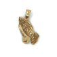 10K Yellow Gold Prayer Hands Pendant; 0.70DWT; 1.1g