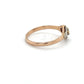14K Rose Gold Diamond Lady's Fashion Ring; 0.10CTW; Size 6.5