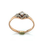 14K Rose Gold Diamond Lady's Fashion Ring; 0.10CTW; Size 6.5