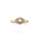14K Rose Gold Diamond Lady's Fashion Ring; 0.10CTW; Size 6.5