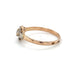14K Rose Gold Diamond Lady's Fashion Ring; 0.10CTW; Size 6.5