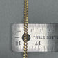 10K Two-Tone Gold 24" Curb Chain; 8g