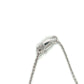 14K White Gold Diamond Pendant on 17" Chain Necklace; Effy