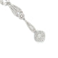 14K White Gold Diamond Pendant on 17" Chain Necklace; Effy