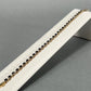 10K Yellow Gold Sapphire 7" Bracelet; 4.0DWT; 6.2g