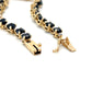 10K Yellow Gold Sapphire 7" Bracelet; 4.0DWT; 6.2g