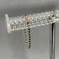 10K Yellow Gold Sapphire 7" Bracelet; 4.0DWT; 6.2g