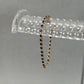 10K Yellow Gold Sapphire 7" Bracelet; 4.0DWT; 6.2g