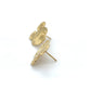 10K Yellow Gold Mickey Mouse Earrings; 1.8DWT; 2.9g