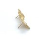 10K Yellow Gold Mickey Mouse Earrings; 1.8DWT; 2.9g