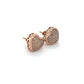 10K Rose Gold Diamond Heart Earrings; .25CTW; 2.6g