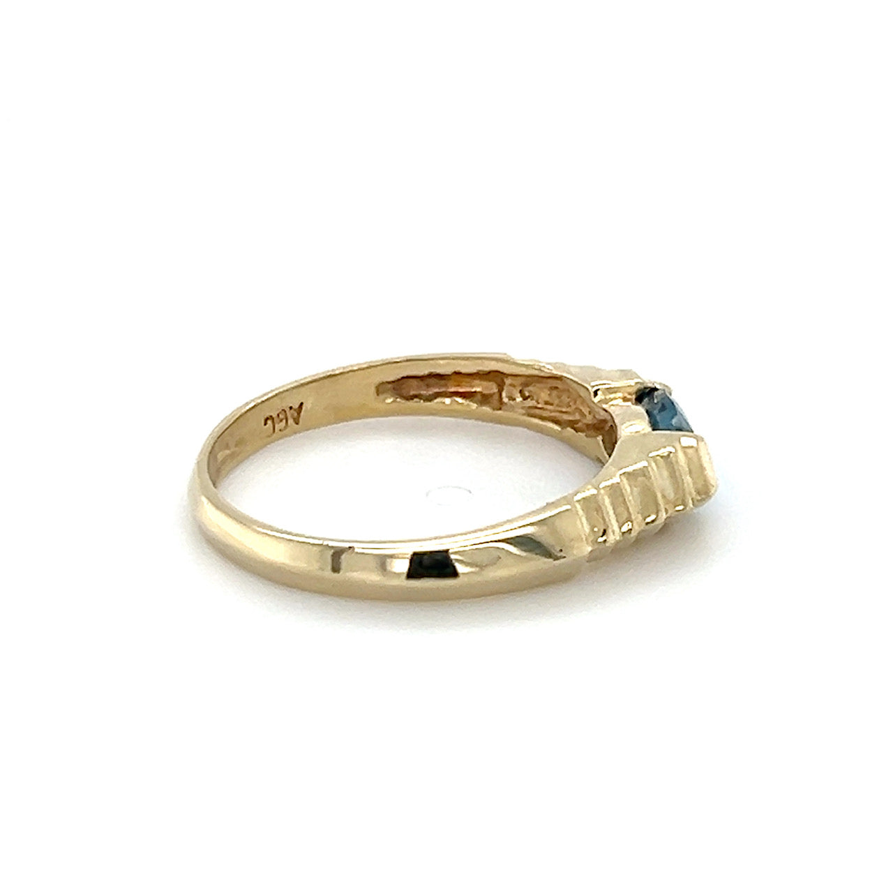 10K Yellow Gold Topaz Lady's Fashion Ring; 1.4DWT; Size 6.5