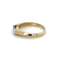 10K Yellow Gold Topaz Lady's Fashion Ring; 1.4DWT; Size 6.5