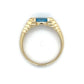 10K Yellow Gold Topaz Lady's Fashion Ring; 1.4DWT; Size 6.5