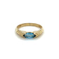 10K Yellow Gold Topaz Lady's Fashion Ring; 1.4DWT; Size 6.5