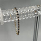 10K Yellow Gold Sapphire 7.5" Bracelet; 4.4DWT; 6.8g