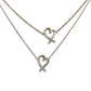 925 Sterling Silver Tiffany & Co. Paloma Picasso Heart Necklace/Bracelet Set