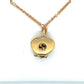 18K Yellow Gold Gucci "Le Marche des Marveilles" Bee Heart Pendant on 20" Chain Necklace
