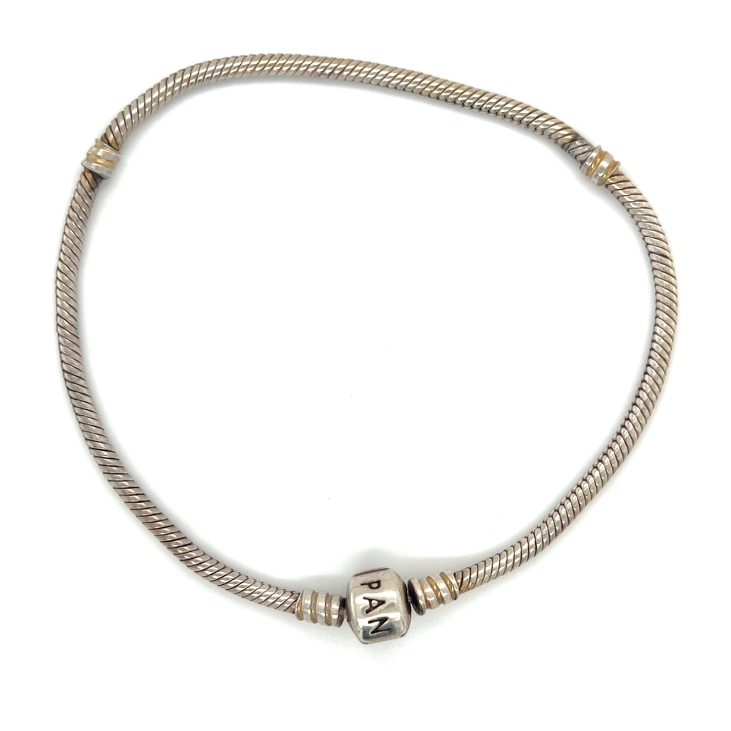 Authentic Pandora 9.5" 925 Sterling Silver Bracelet