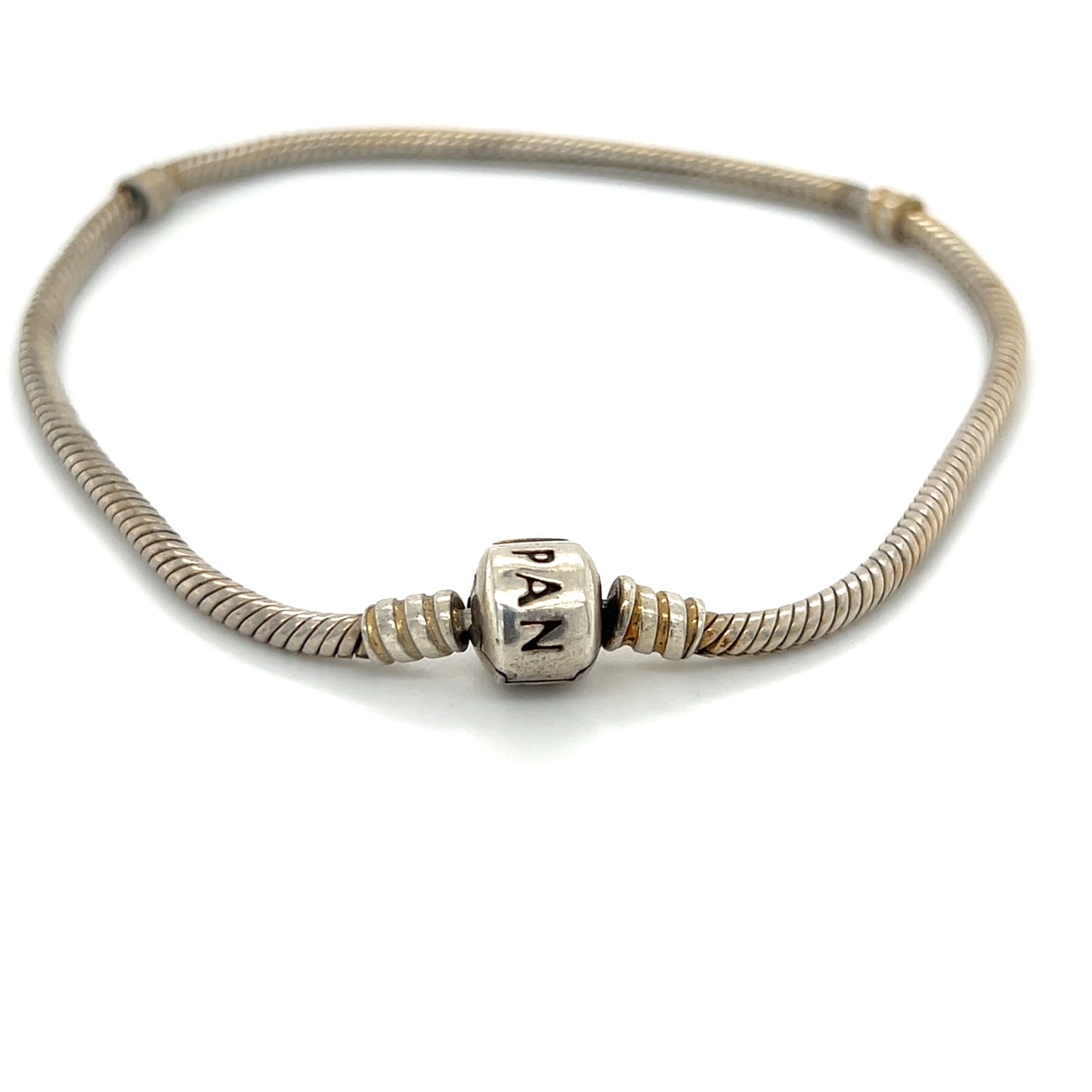 Authentic Pandora 9.5" 925 Sterling Silver Bracelet