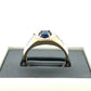14K Yellow Gold Diamond & Sapphire Gentleman's Ring; 3.2DWT; Size 10.75