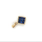 14K Yellow Gold Ruby/Sapphire Pendant; 2g