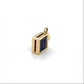 14K Yellow Gold Ruby/Sapphire Pendant; 2g
