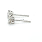 14K White Gold Diamond Stud Earrings; 0.45CTW; 0.8g