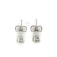 14K White Gold Diamond Stud Earrings; 0.45CTW; 0.8g